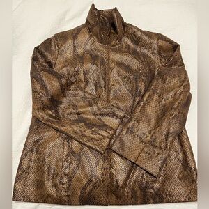 alfred dunner snakeskin jacket